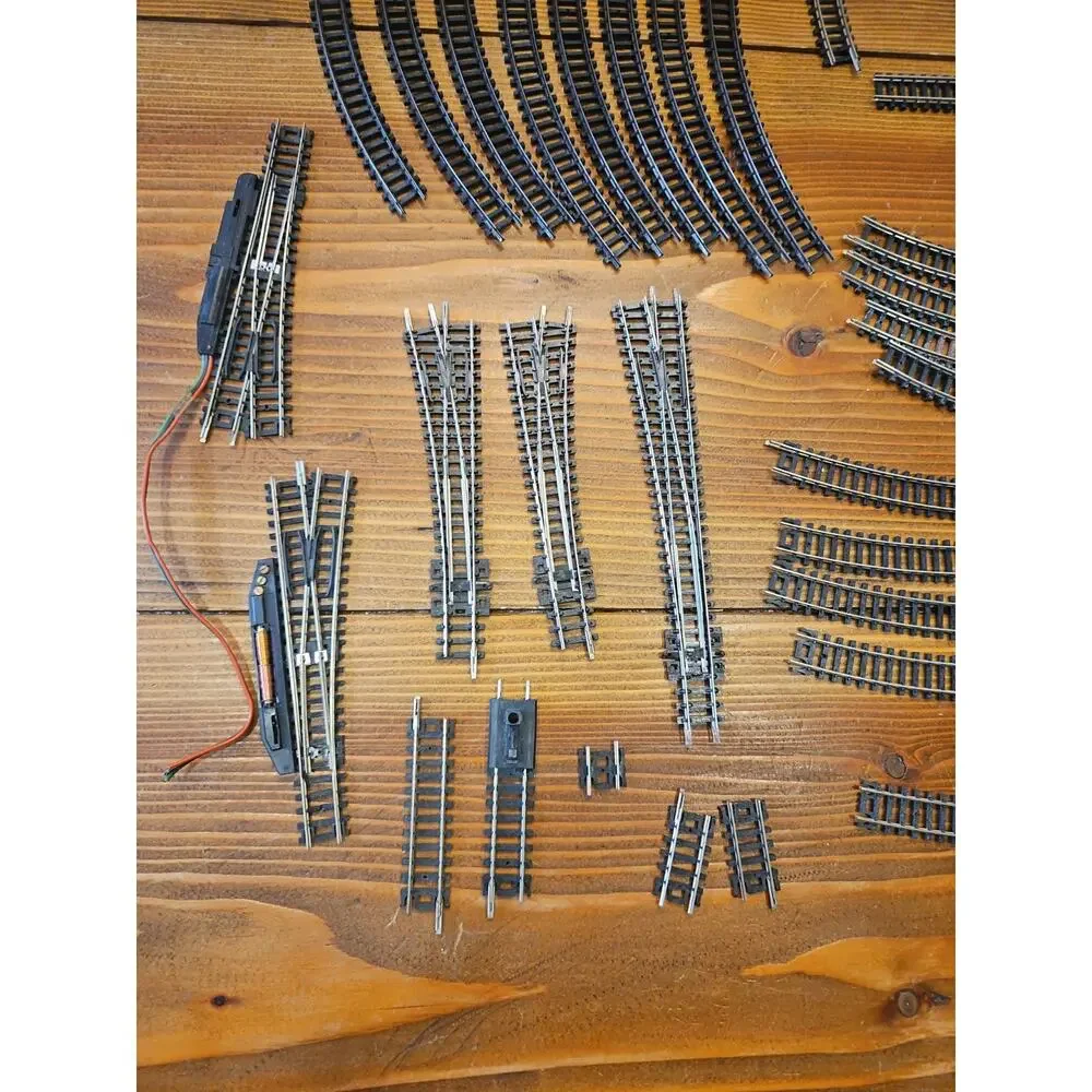 Mixed VTG Lot Of 59 N-Gauge Train Tracks - Rapido Atlas Bachmann & Minitrain